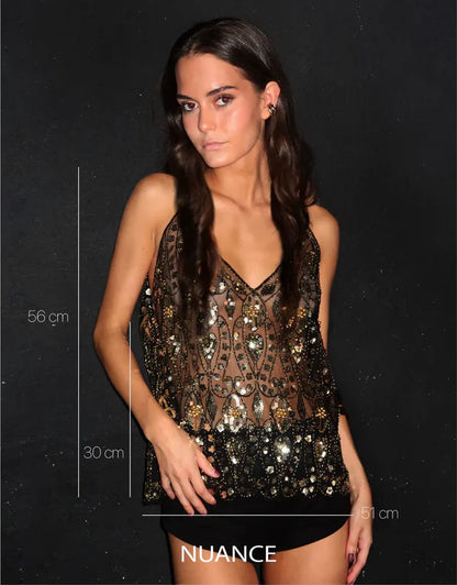 Suomi Embellished Top